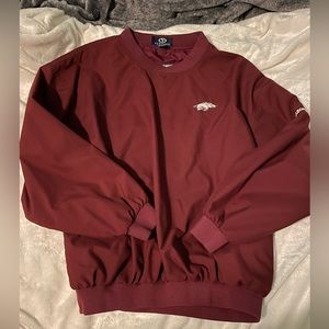 Vintage Arkansas Razorbacks Windbreaker